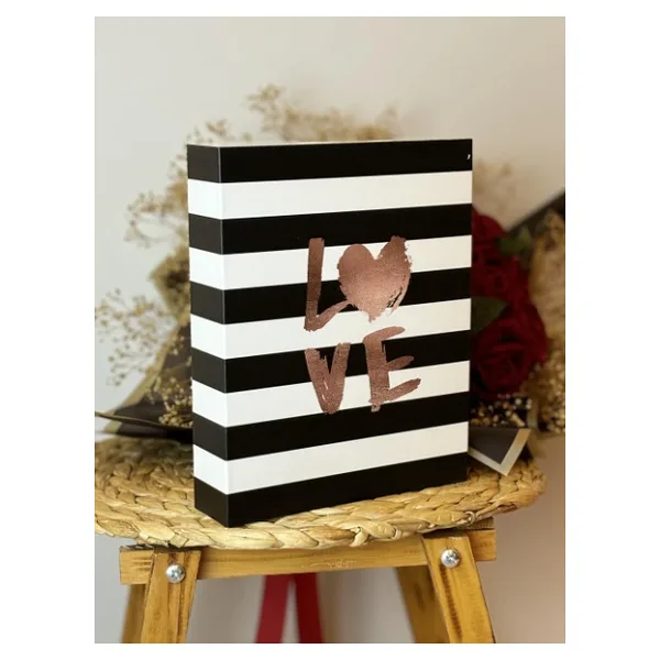 Rabsev Fotoğraf Albümü 10x15cm 200 Lük Renkli Love Desenli Anı Albümü