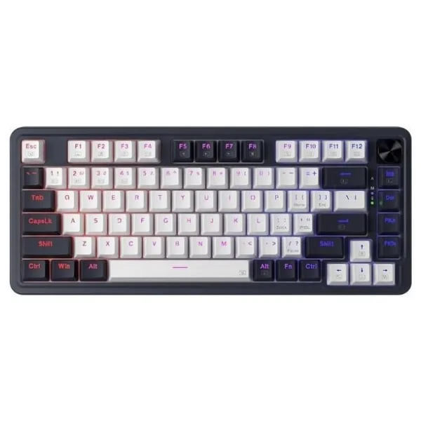 Redragon Ucal K673 Pro Mavi RGB %75 Tkl Red Switch Kablolu/Kablosuz Mekanik Oyuncu Klavyesi
