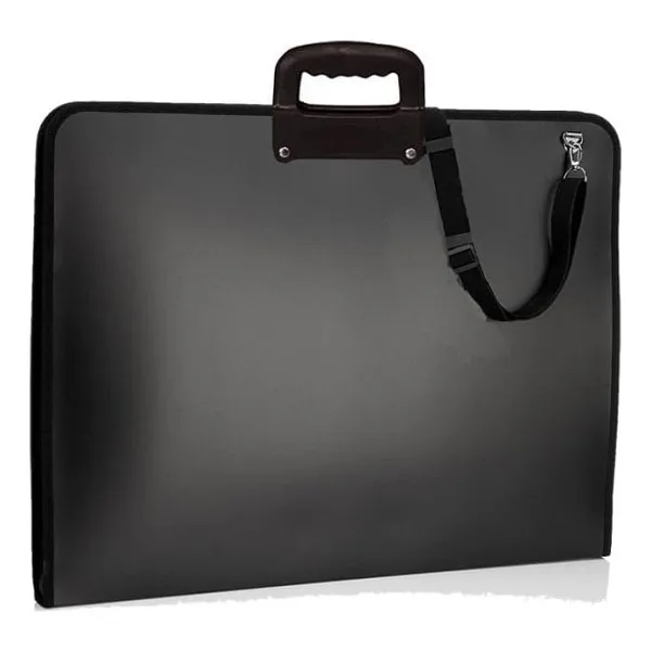 Resim Çantası Fermuarlı Kulplu 37x54 cm 1 Adet Teknik Resim Dosya Çantası 35x50 cm Askılı Proje Çantası Okul Sınıf