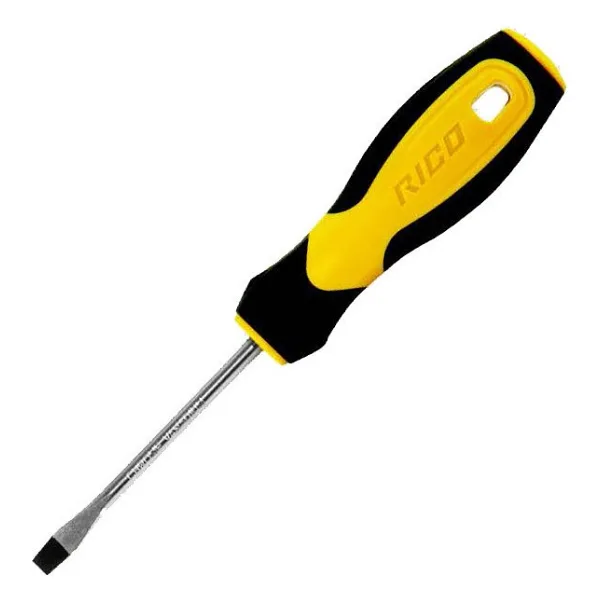 Rico 003-RK0006 İzoleli Ergonomik 6x100 mm Düz Tornavida