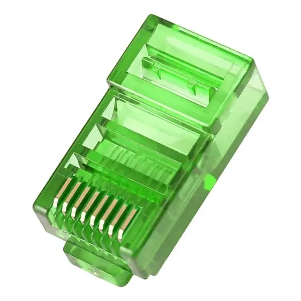 RJ45 Cat5 Cat6 8P8C Erkek Soket - Yeşil