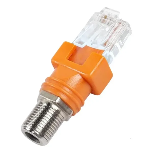 RJ45 Erkek - F Dişi Dönüştürücü Konnektör