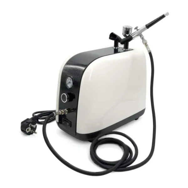 Rox Wood 0067 Profesyonel Airbrush Kompresör Mini Boya Tabancası Seti