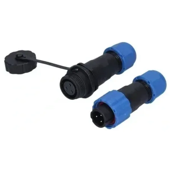 SD13 3 Pin 13mm Su Geçirmez Konnektör Takımı