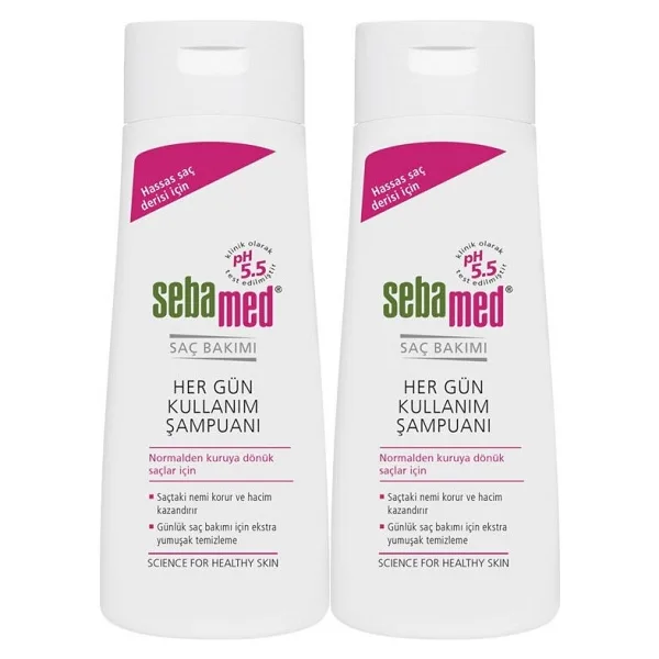 Sebamed Her Gün Kullanım 400 ml 2 Adet Şampuan