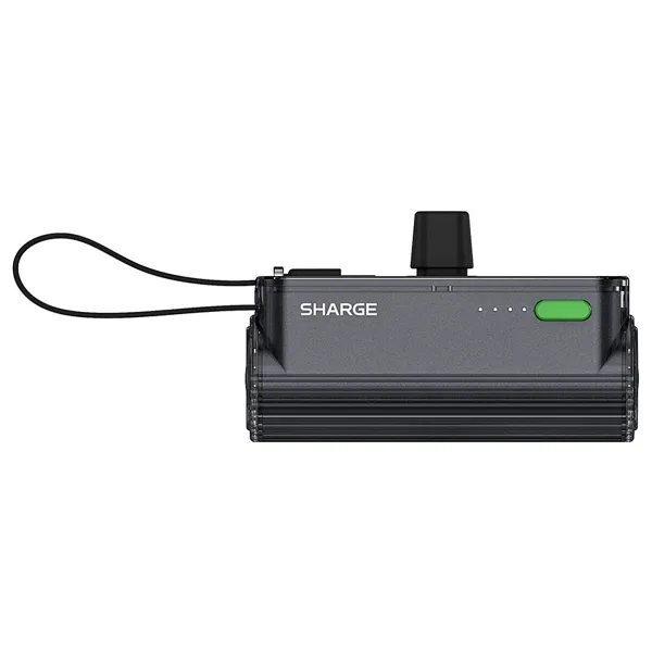 Sharge Flow Mini Siyah 5000 Hızlı Şarj Powerbank