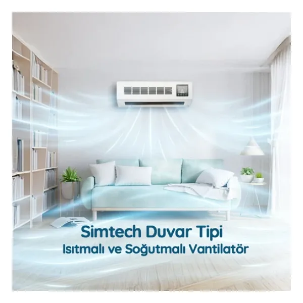 Simtech KM 2514 Uzaktan Kumandalı Soğutuculu Seramik Isıtıcı