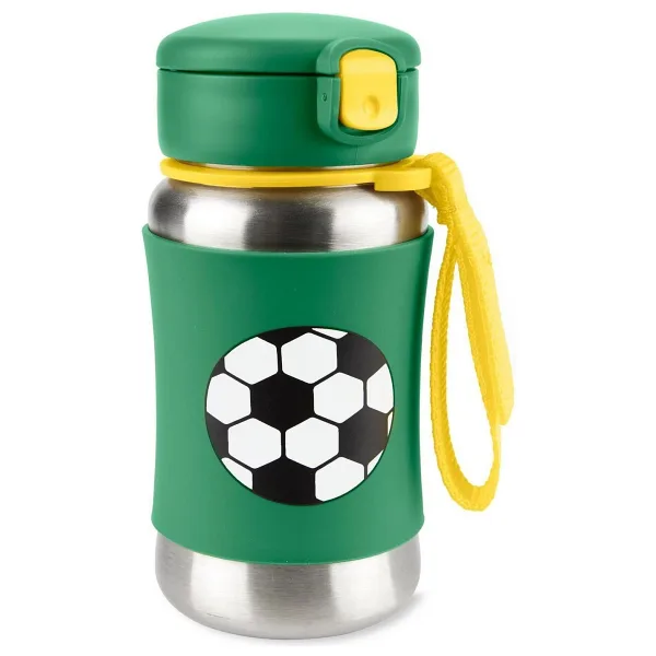 Skip Hop Pipetli Paslanmaz Çelik Suluk 350 Ml 12+ Ay Yeşil
