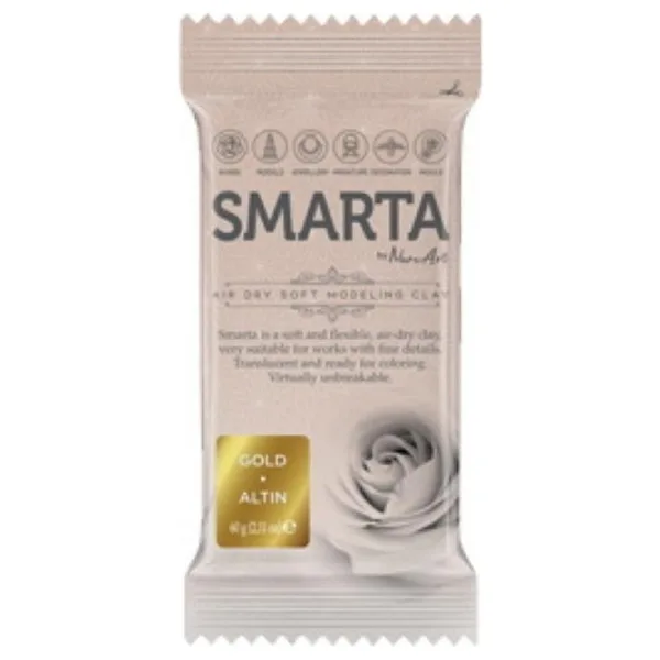Smarta 60 gr Metalik Altın Modelleme Hamuru