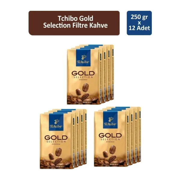 Tchibo Gold Selection Filtre Kahve 250 gr 12'li