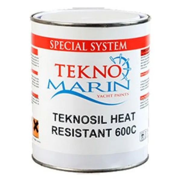 teknomarin Isıya Dayanıklı Boya 600 °c Siyah 2.5 Kg.