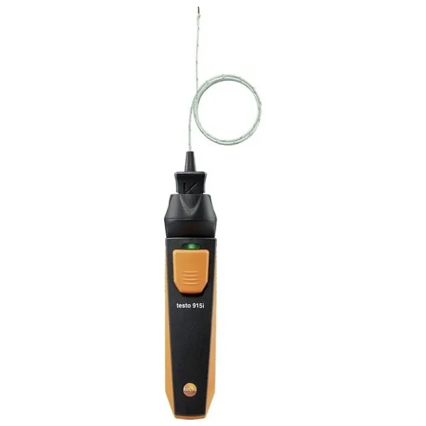 Testo - 915I - 0563 4915 - Gıda, Sıvı, Gaz ve Diğer Ortamlarda Sıcaklık Ölçümü Için Esnek Problu ve Akıllı Telefonla Kullanılabilen Termometre