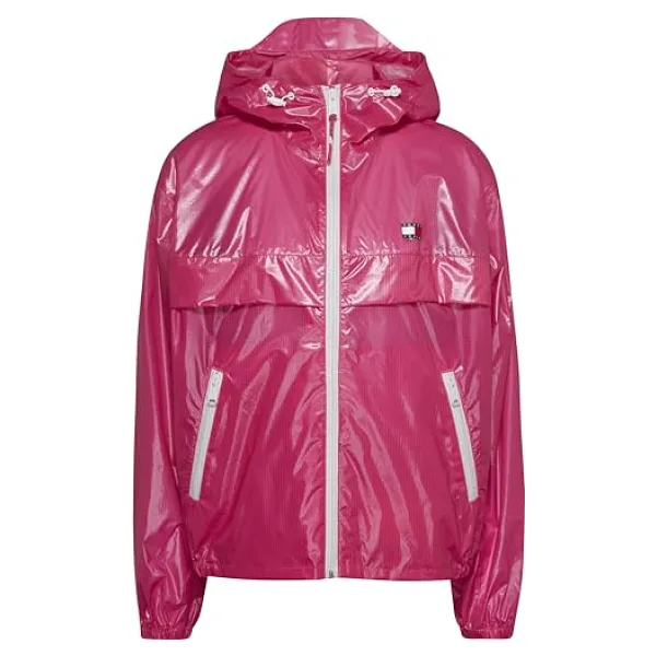 Tommy Hilfiger Tjw Glossy Tech Chicago Ext Kadın Ceket, Pembe, S