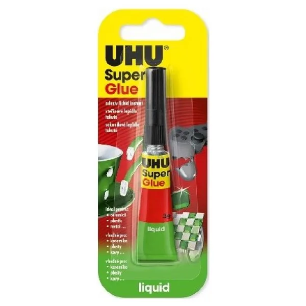 Uhu Super Glue 3 Gr Liquid Sıvı Yapıştırıcı