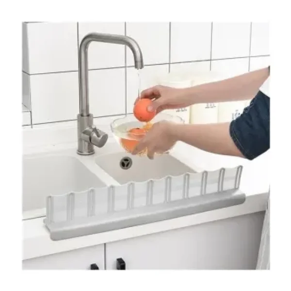 Vantuzlu Kauçuk Sıvı Su Sızdırmaz Mutfak Banyo Duş Bariyeri Lavabo Kenar Tutucu Set