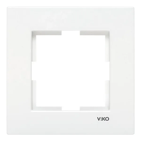 Viko Karre 90960200 Tekli Beyaz Priz Çerçevesi
