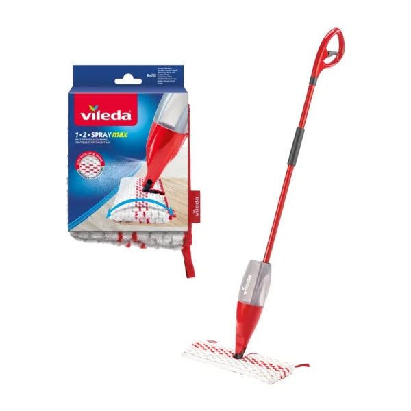 Vileda Sprey Max Mop + Yedek Mop - Set + Yedek