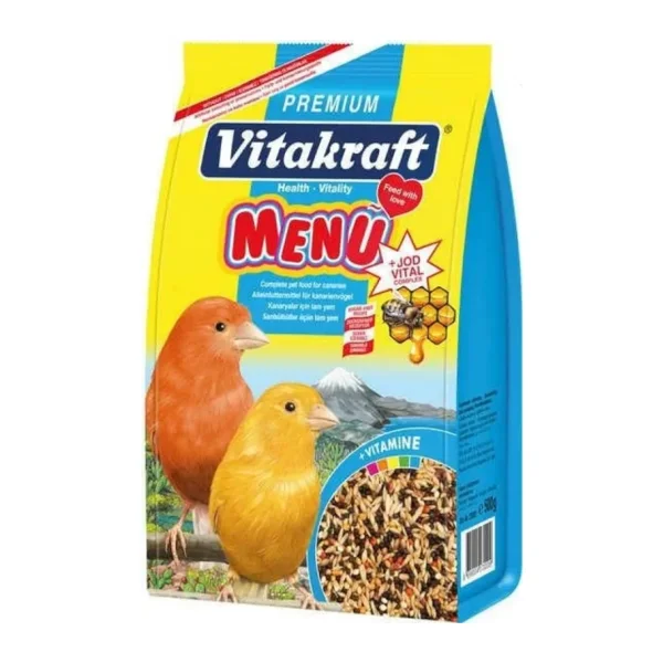 Vitakraft Menu Jod Vital Complex Premium 500 gr Kanarya Yemi