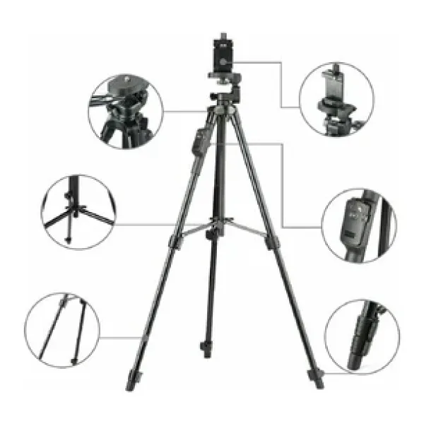 Yunteng VCT 5208 125 cm Telefon Tripodu