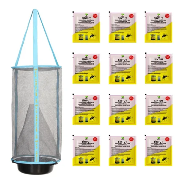 1 Flies' Inn - Lite Karasinek Tuzağı Ve 10 Adet 25Gr çekici Yem