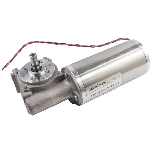 63ZYT24-95 24V 95W 225RPM Enkodersiz Otomatik Kapı Motoru