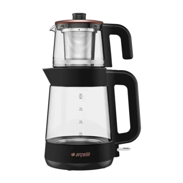 Arçelik CM 6964 S Resital Siyah 1900 W Cam Çay Makinesi