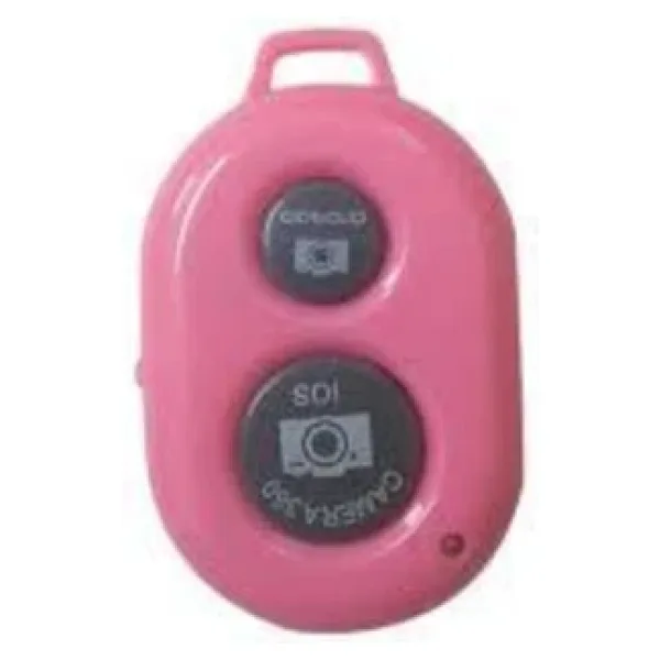 Asfal Bluetooth Uzaktan Kumanda Pilli Tüm Telefonlara Uyumlu Video Selfie Ve Fotoğraf Çekme Pembe