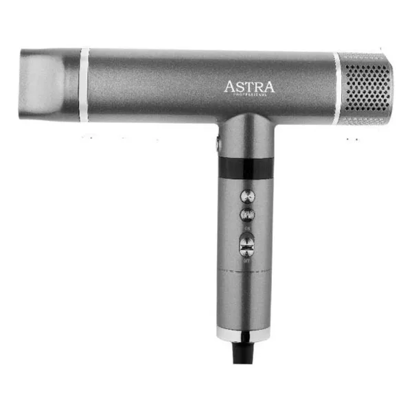 Astra Güçlü 1800 W Negatif Iyon Saç Kurutma Makinesi, Profesyonel Kullanım - Altın - Gri