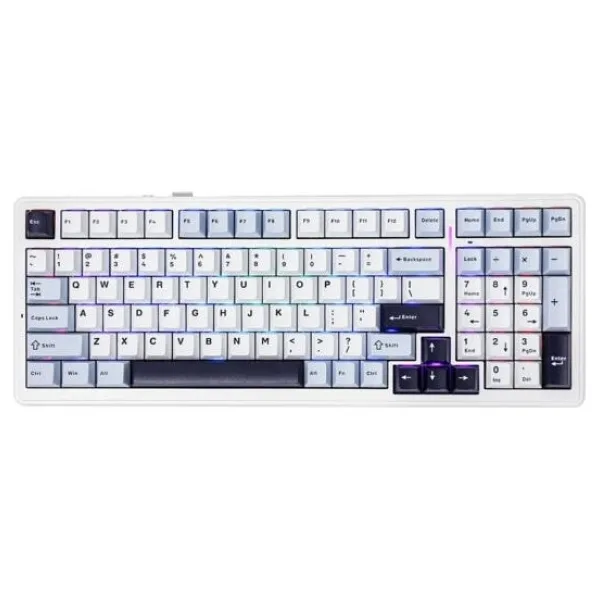 Aula F99 RGB GrayWood V3 Switch Kablolu/Kablosuz Mekanik Oyuncu Klavyesi