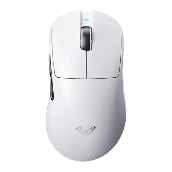 Aula SC900 Pro Beyaz Şarjlı Optik Kablolu/Kablosuz Oyuncu Mouse
