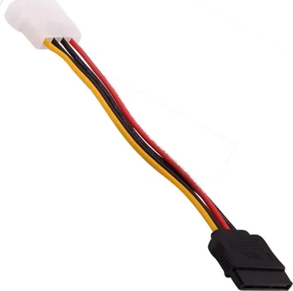 Ayt Serial Sata Power Kablo 4 Pin Dvr Kamera Kayıt Cihazı Harddisk Arası Aktarma Kablosu