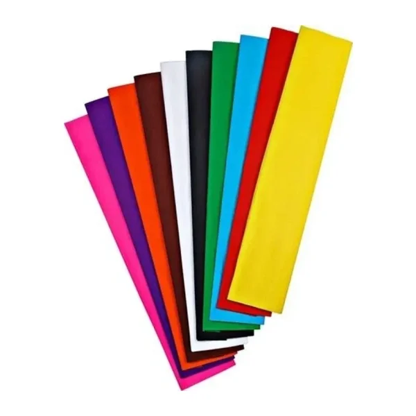 Bafix Krapon Kağıdı 50X200 Cm Karışık Renk (10 Lu Paket)