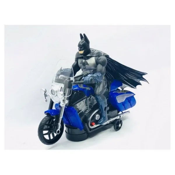 Batman Motor Işıklı Sesli Çarp Dön Oyuncak Motor Süper Kahramanlar