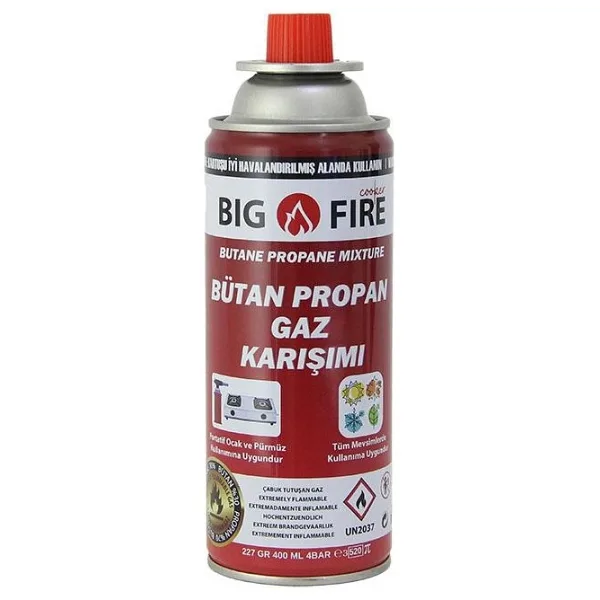 Big Fire 227 gr 5 Adet Gaz Kartuşu