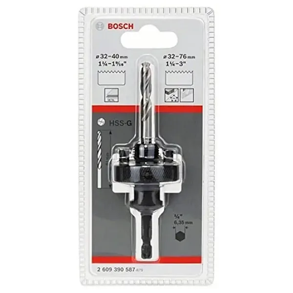 Bosch Standart 9,52mm HEX Panç Adaptör 32-76mm - 2609390587