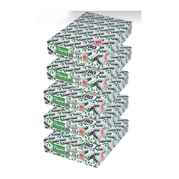 Copier Bond A4 80 gr 7500 Yaprak 15'li Paket Fotokopi Kağıdı