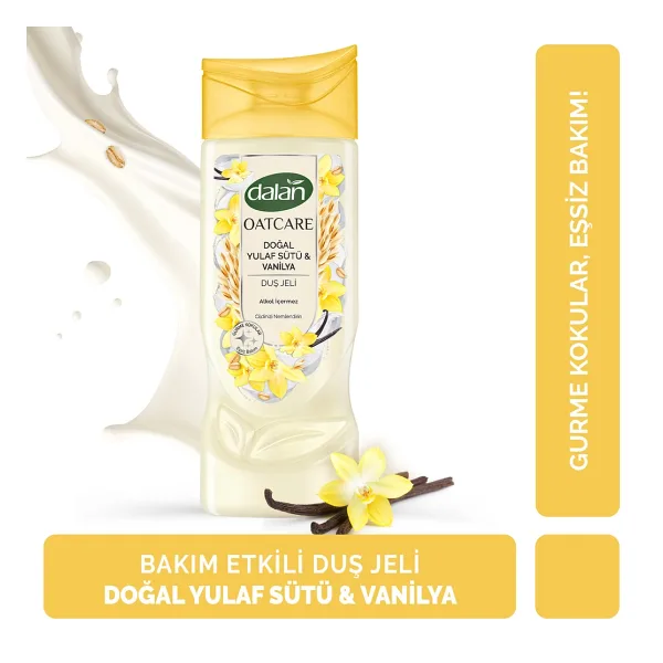 Dalan Oatcare Doğal Yulaf Sütü & Vanilya 450 ml Duş Jeli