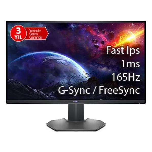 Dell S2721DGFA 27" 1 ms QHD FreeSync Pivot Oyuncu Monitörü