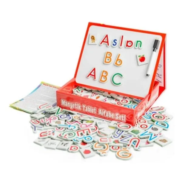 Diytoy Manyetik Tablet Alfabe Seti Yazı Tahtası