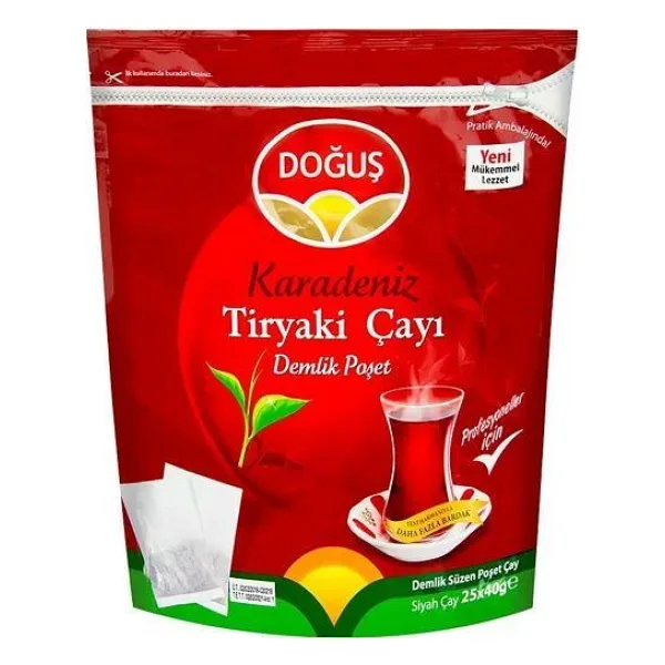 Doğuş Karadeniz Tiryaki 40 gr 25'li Demlik Poşet Çay