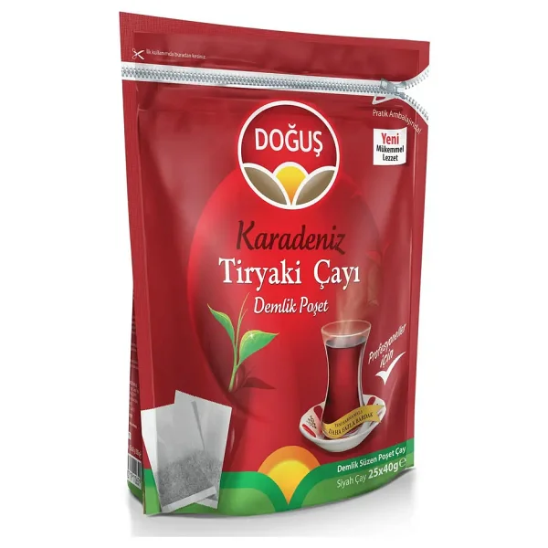 Doğuş Karadeniz Tiryaki 40 gr 25'li Demlik Poşet Çay