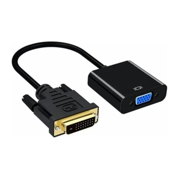 Dvi To Vga Aktif Dönüştürücü Kablo (Dvi-D Erkek - Vga) DVI VGA