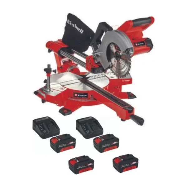 Einhell TE-SM 36/210 Li Dört Akü 4 Ah Gönye Testere