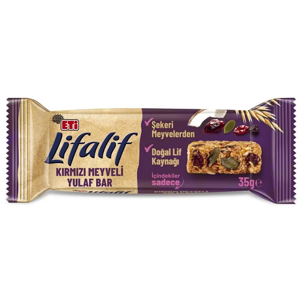 Eti Lifalif Kırmızı Meyveli Yulaf Bar 35 gr
