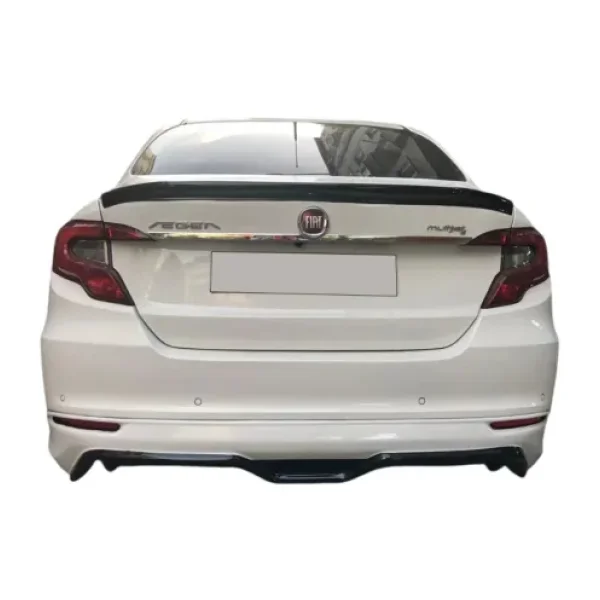 Fiat Egea Spoiler Parlak Siyah Plastik Spoyler