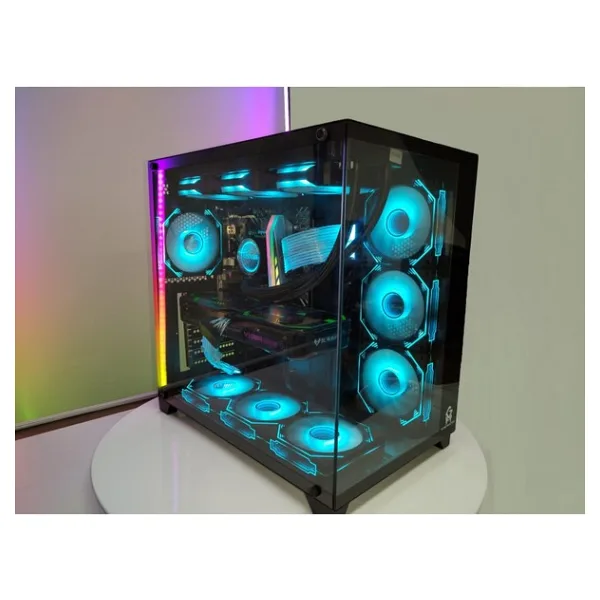 Gamemaster Game Master F-7 Akvaryum 7 Argb Fanlı Kumandalı Siyah Atx F7 Oyuncu Bilgisayar Kasası F7 Siyah