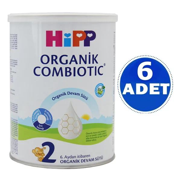 Hipp Organik Combiotic 2 Devam Sütü 350 gr 6 Adet