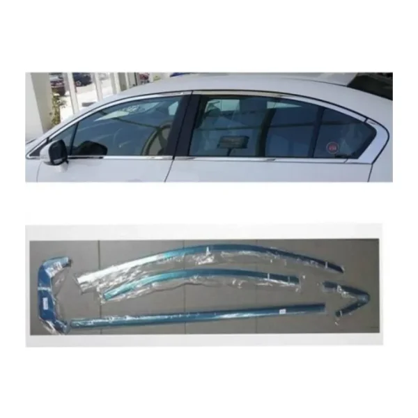 Honda Civic Fb7 2012-2015 Cam Çıtası Tam Tur 12 Parça Krom