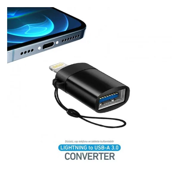 İphone İpad Usb Donusturucu Otg Adaptor Apple Lightning - Usb 3.0 Aktarici