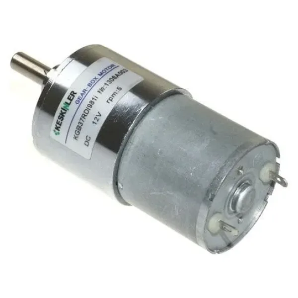 KGB-37 12V 5 Rpm Redüktörlü Dc Motor